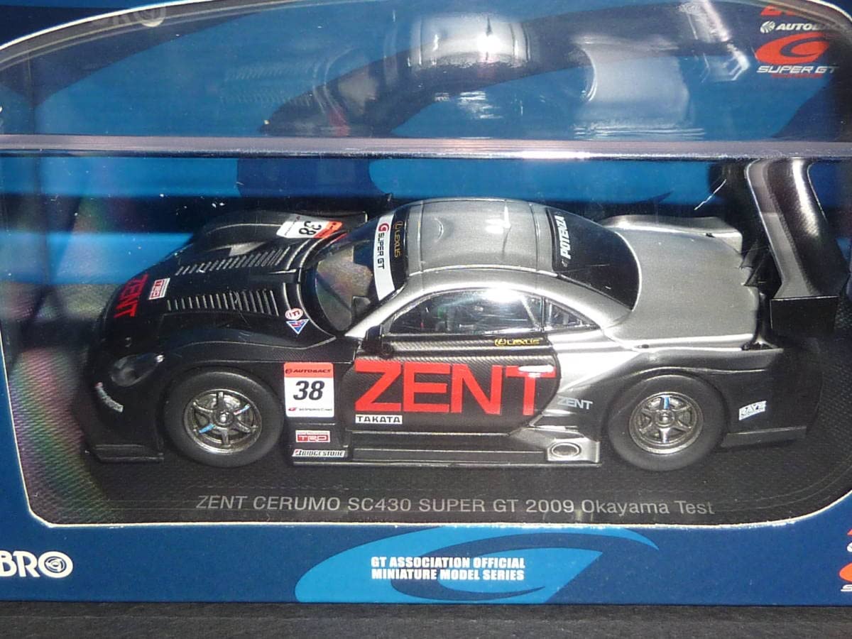 Amazon.co.jp: EBBRO 1/43 ZENT CERUMO SC430 スーパーGT 2009 Okayama